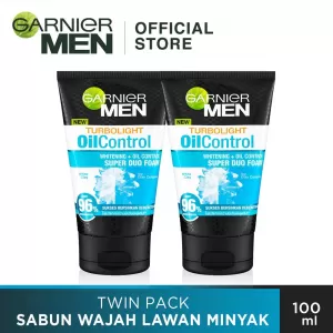 Garnier Men Turbo Light Oil Control Super Duo Foam 100ml