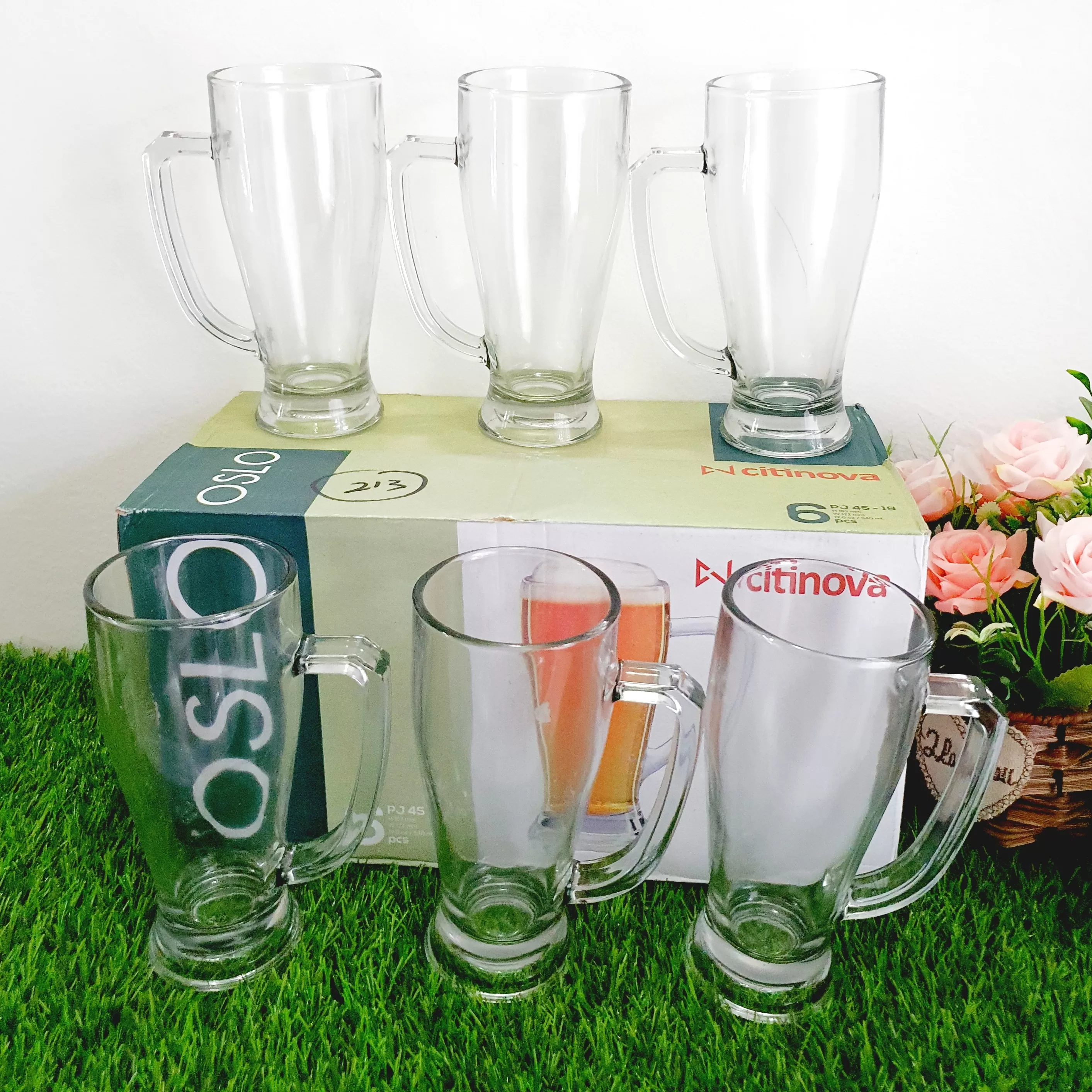 Citinova OSLO Beer Glasses Set 6Pcs 540ml