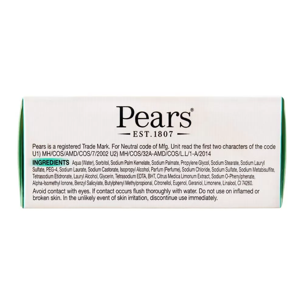 PearsEST1807 Transparent Soap 125g With Lemon Flower - image 8