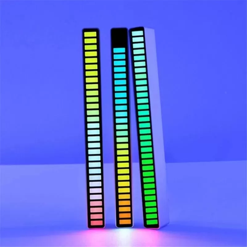 RGB acoustic pickup rhythm lamp USB car desktop LED - image 8