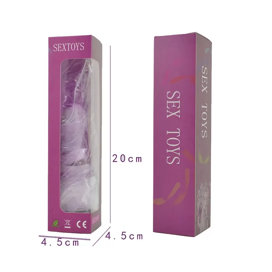 20cm Realistic Crystal Dildo Vibrators Multi Speed - image 10
