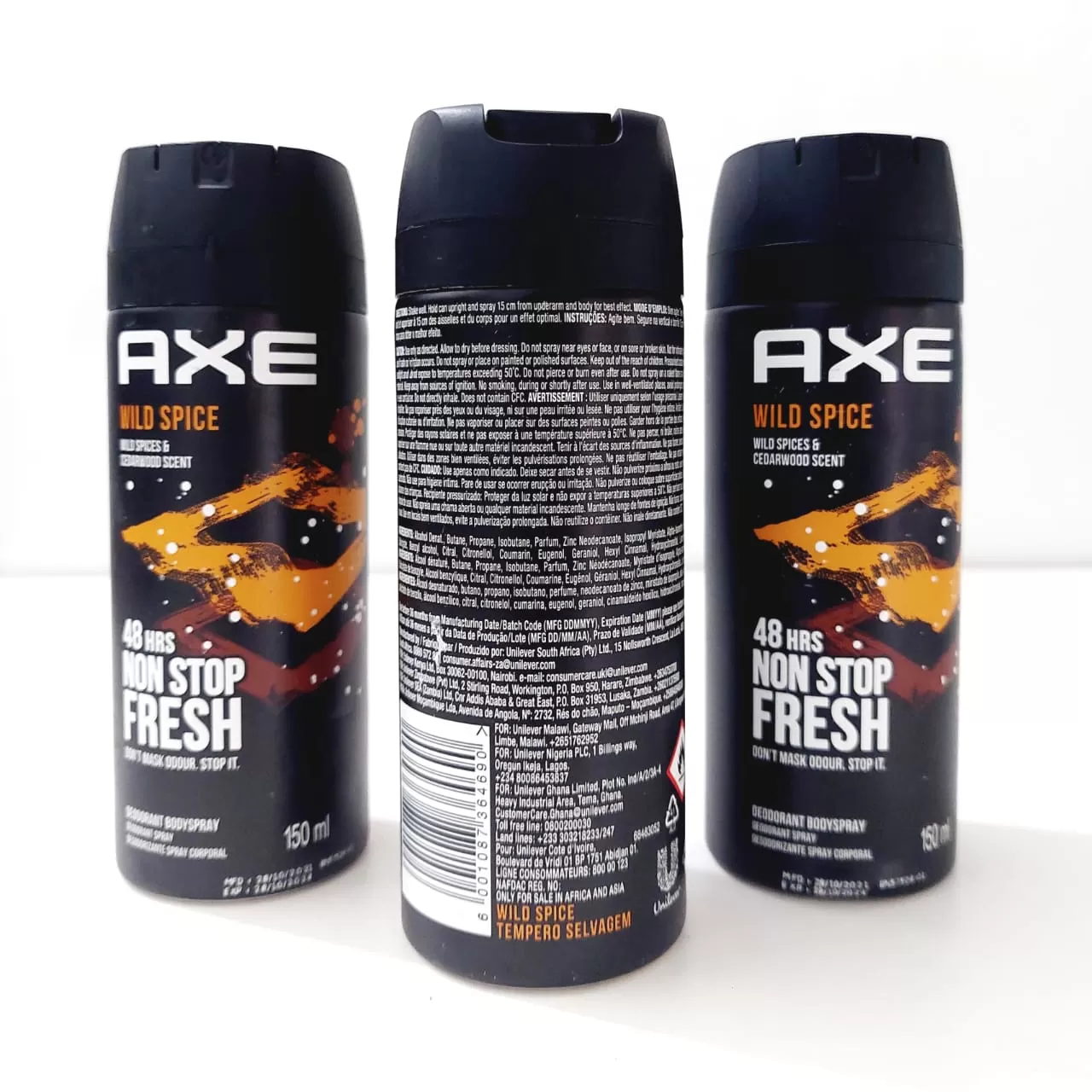 Axe Wild Spice Body Spray Deodorant 150ml Men Fragrance - image 6