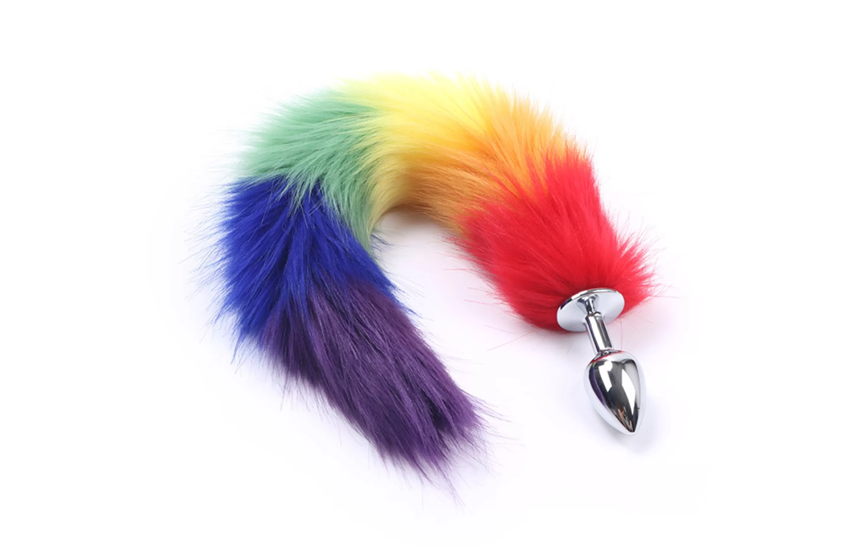 Butt plug fox tail stainless steel anal sex toy - image 4