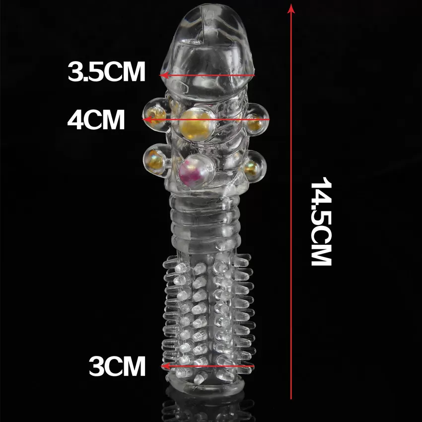 silicon reusable and penis extendable condom  A sex toy - image 2