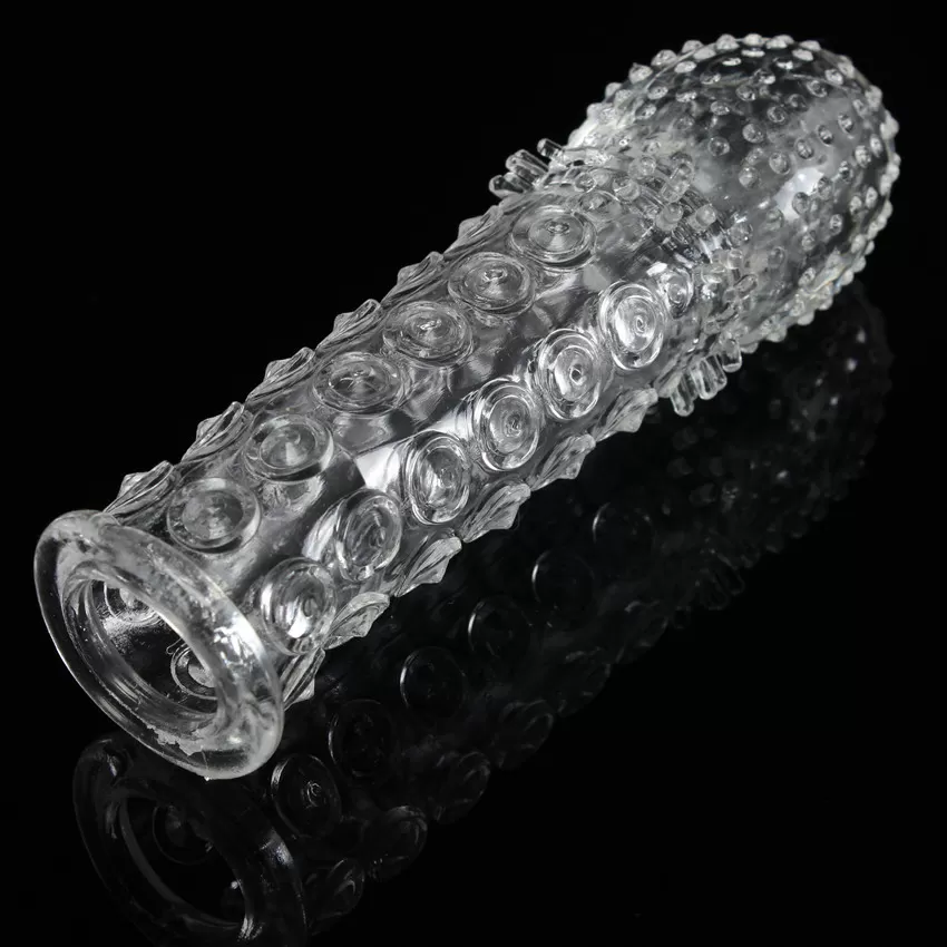 silicon reusable and penis extendable condom  D sex toy - image 1
