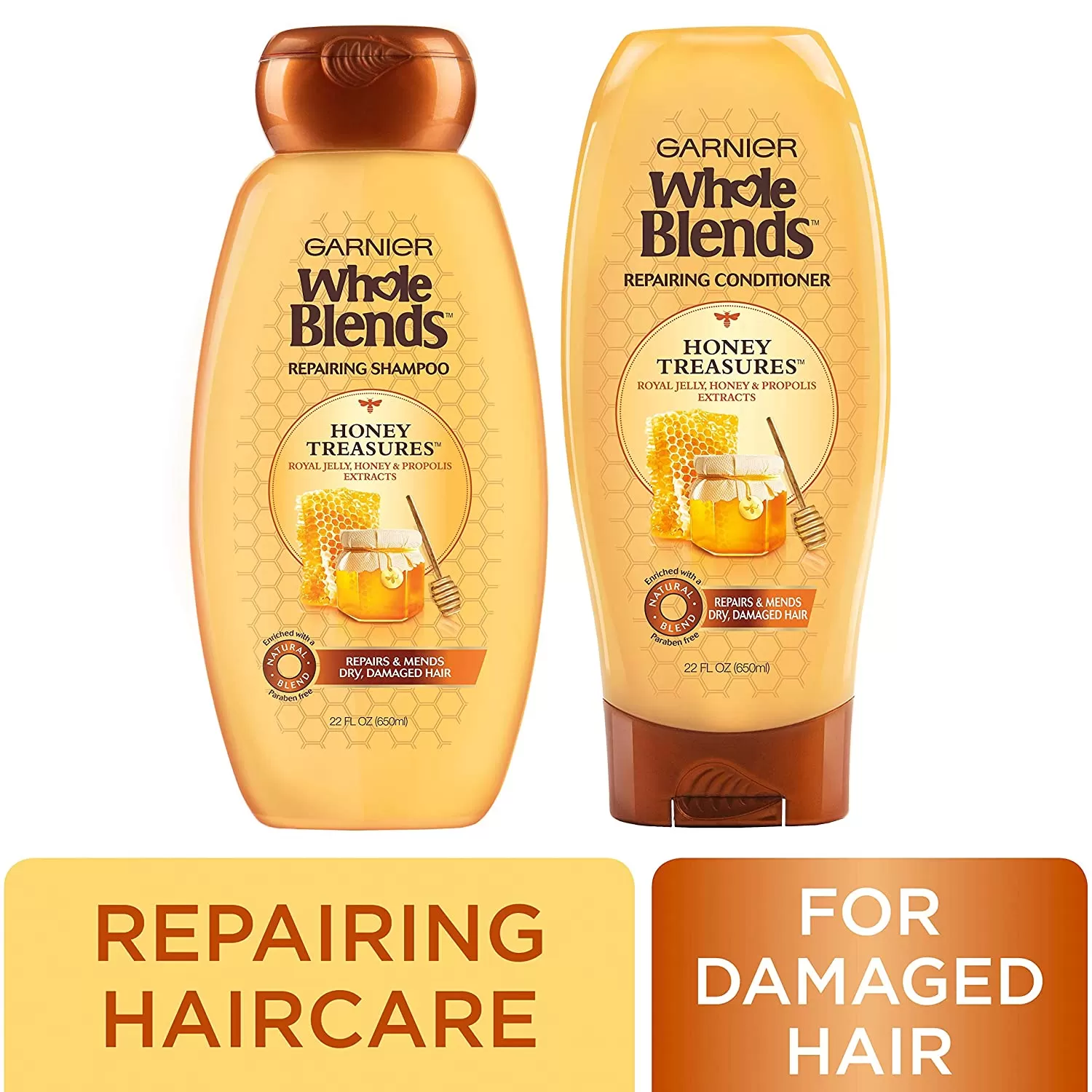 Garnier Whole Blends Shampoo & Conditioner 370ml - image 1