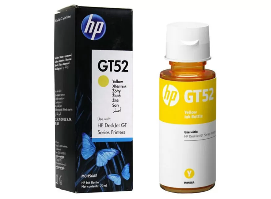 HP GT52 Yellow Ink Bottle
