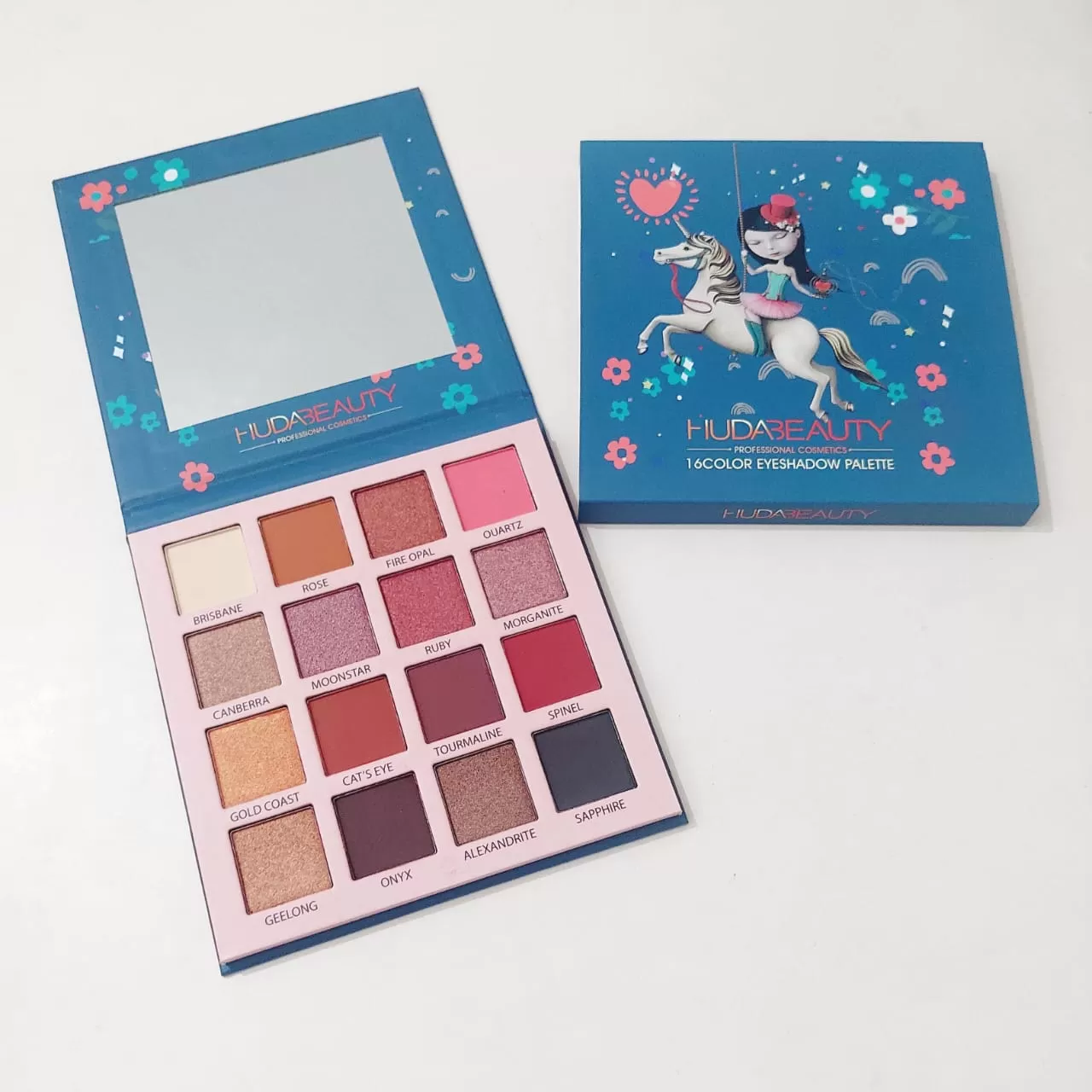 Huda Beauty 16 Colors Eyeshadow Palette Highlighter