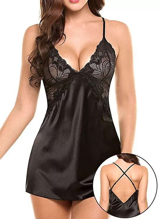 Lace Lingerie sexy Sleepwear 2pcs - image 3