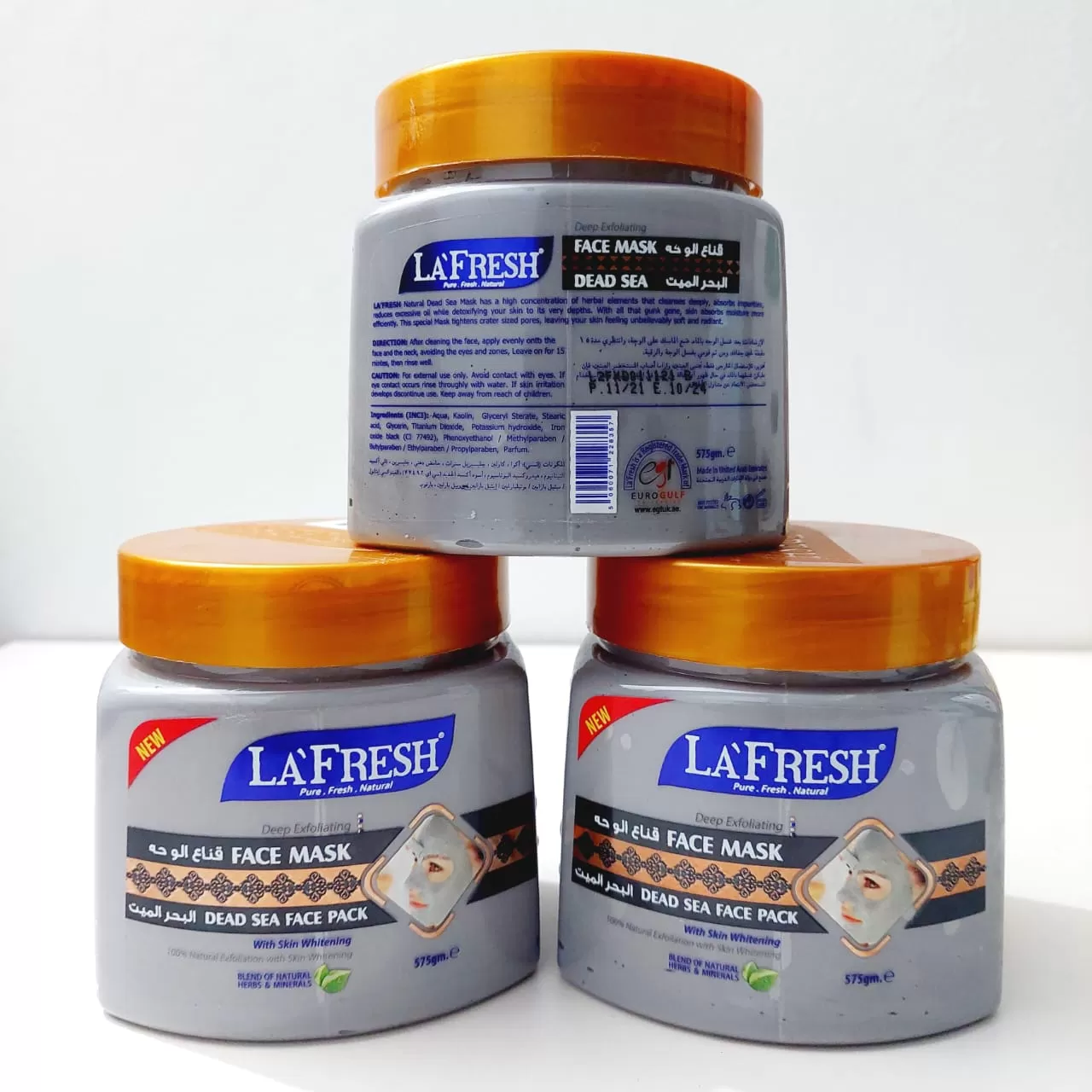 Lafresh Dead Sea Face Mask 575g Whitening Mask Pack - image 4