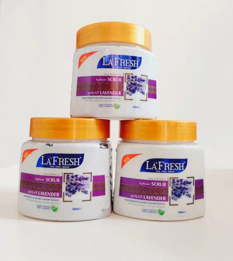 Lafresh Lavender Scrub 500ml Face & Body Scrub