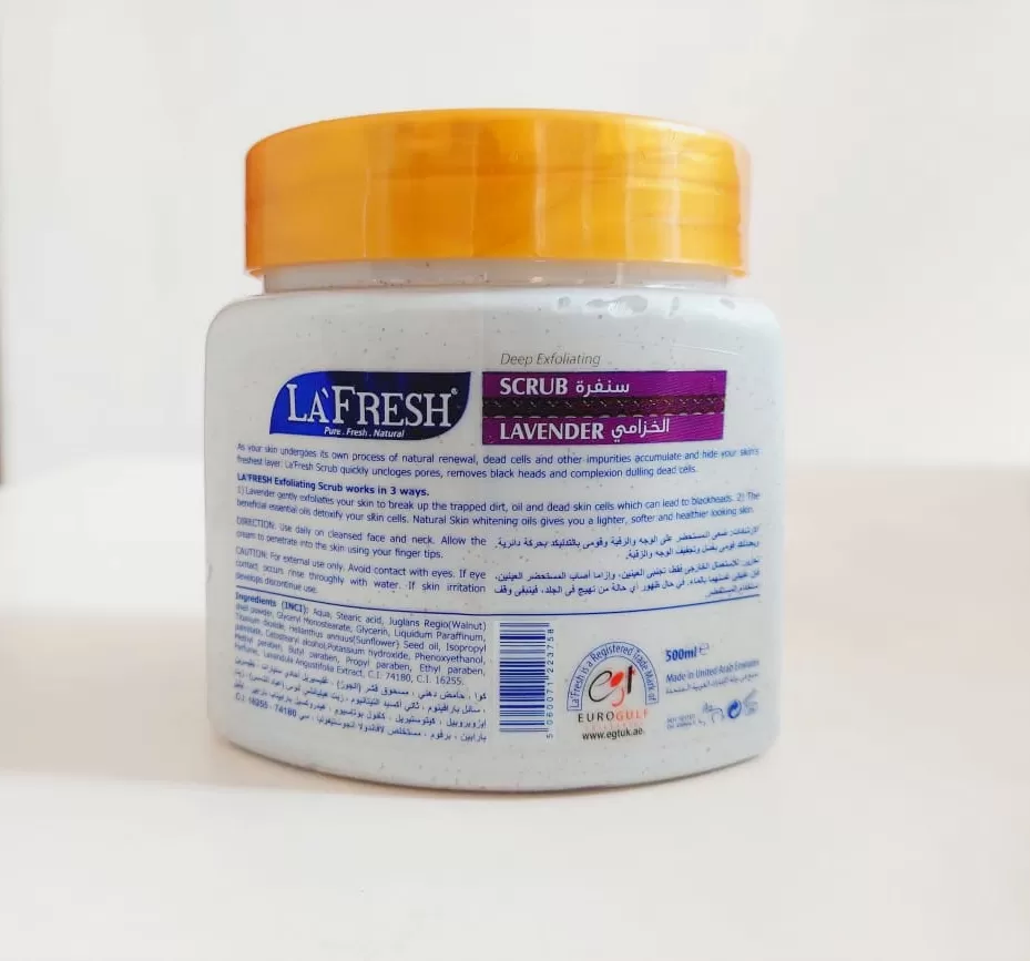 Lafresh Lavender Scrub 500ml Face & Body Scrub - image 6