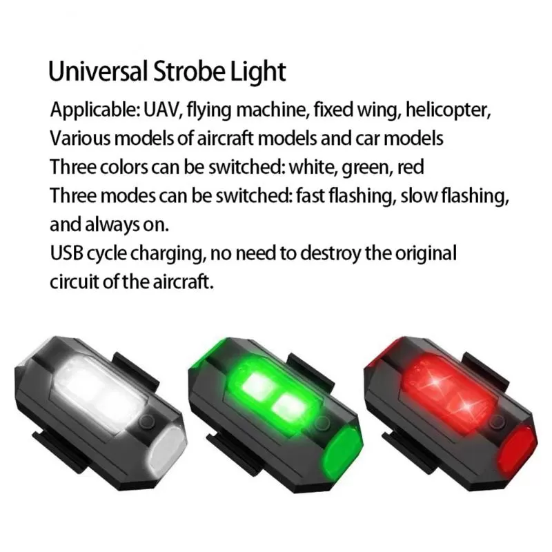 LED Bicycle Taillight Drone Light RGB Rechargeable - image 4
