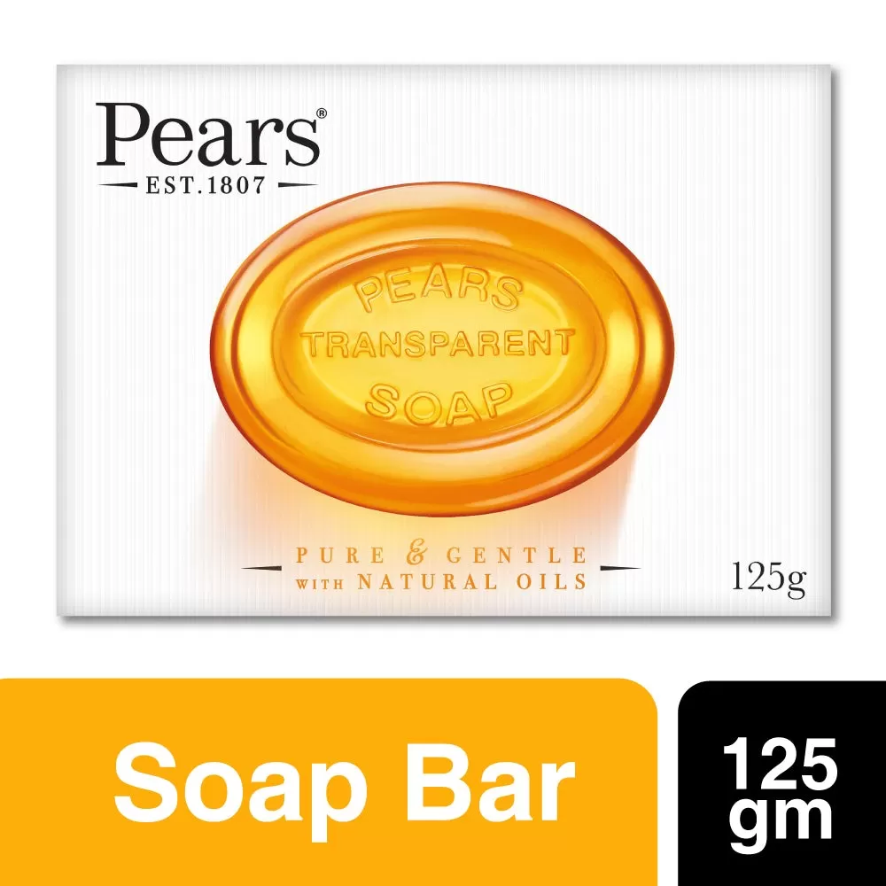 PearsEST1807 Transparent Soap 125g Natural Oils