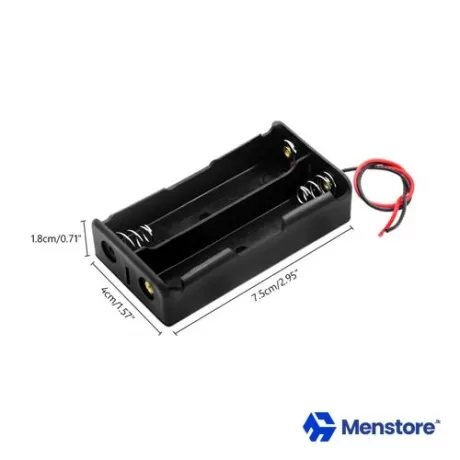 18650 x 2 Lithium Ion Battery Holder Box - image 2