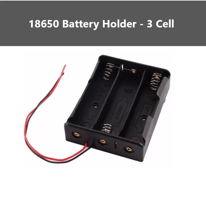 18650 x 3 Lithium Ion Battery Holder Box - image 1