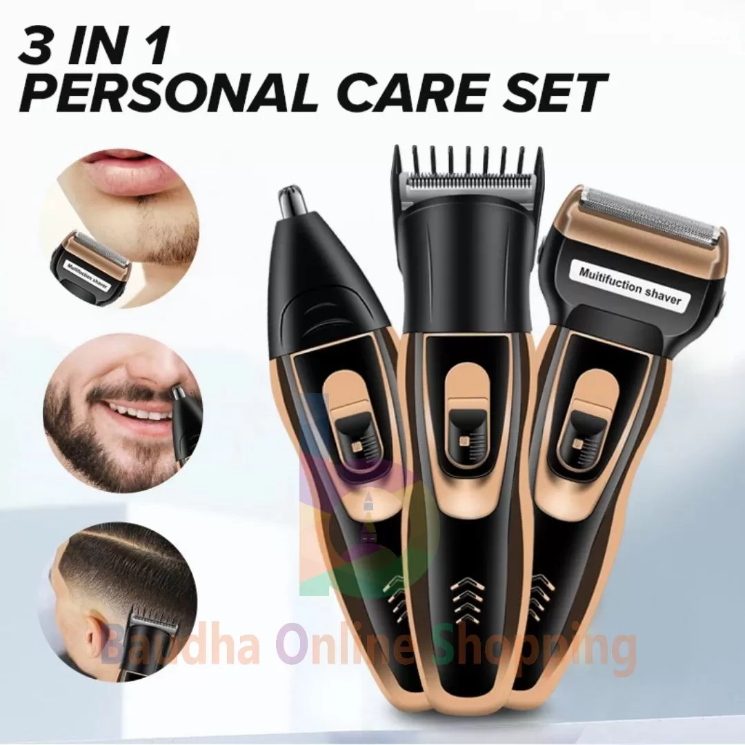 3 In 1 Hair Clipper, Shaver & Nose Beard Hair Trimme - image 6