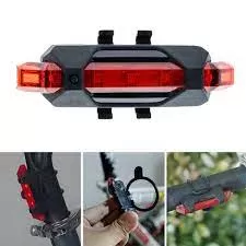 Bicycle Light Waterproof Rear Tail Light Rechargeable - image 2