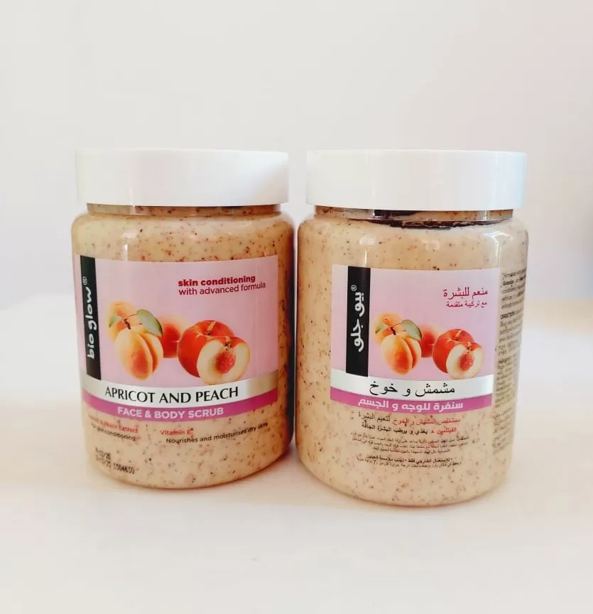​Bio Glow Apricot & Peach Face & Body Scrub 500ml - image 4