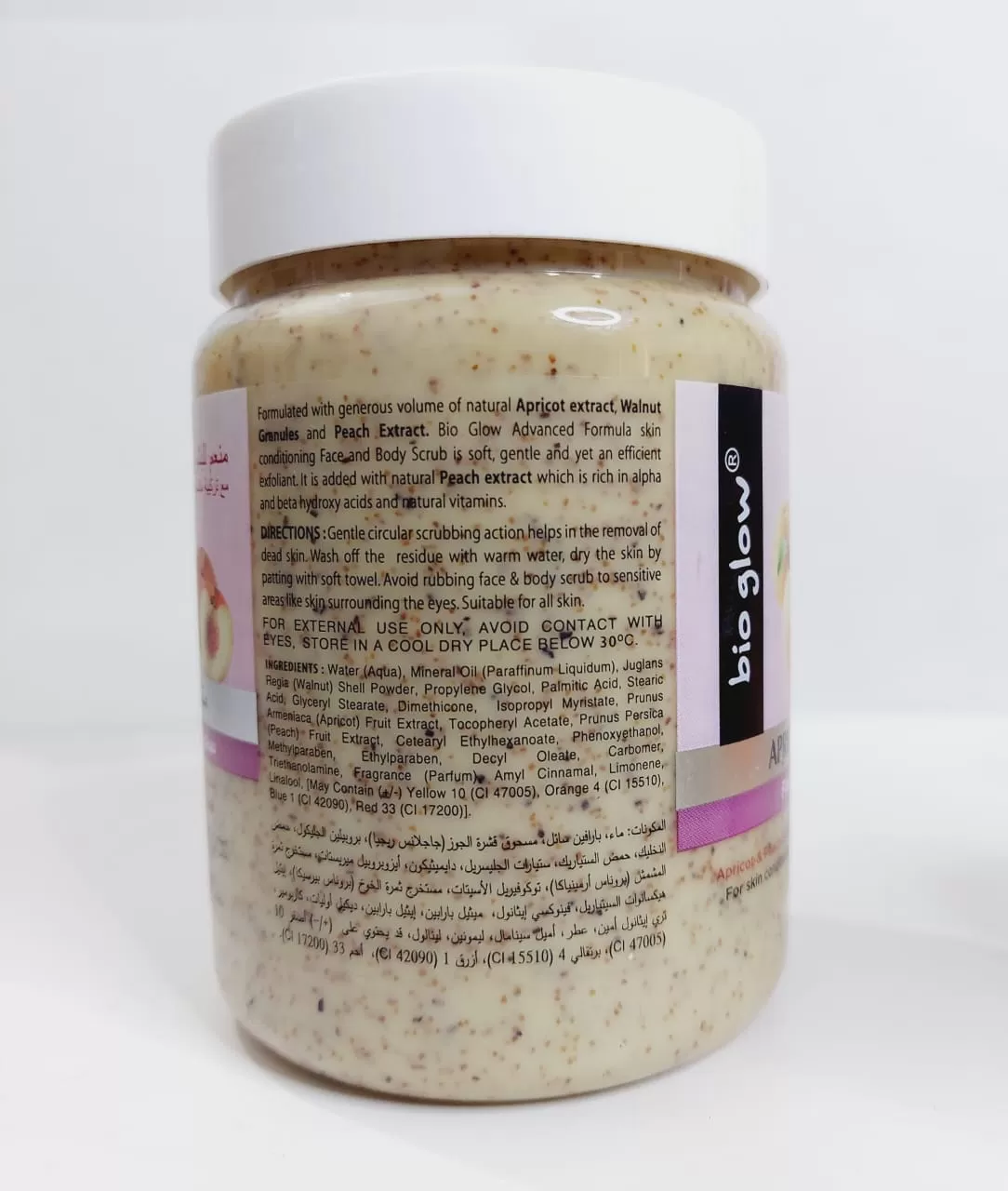 ​Bio Glow Apricot & Peach Face & Body Scrub 500ml - image 7