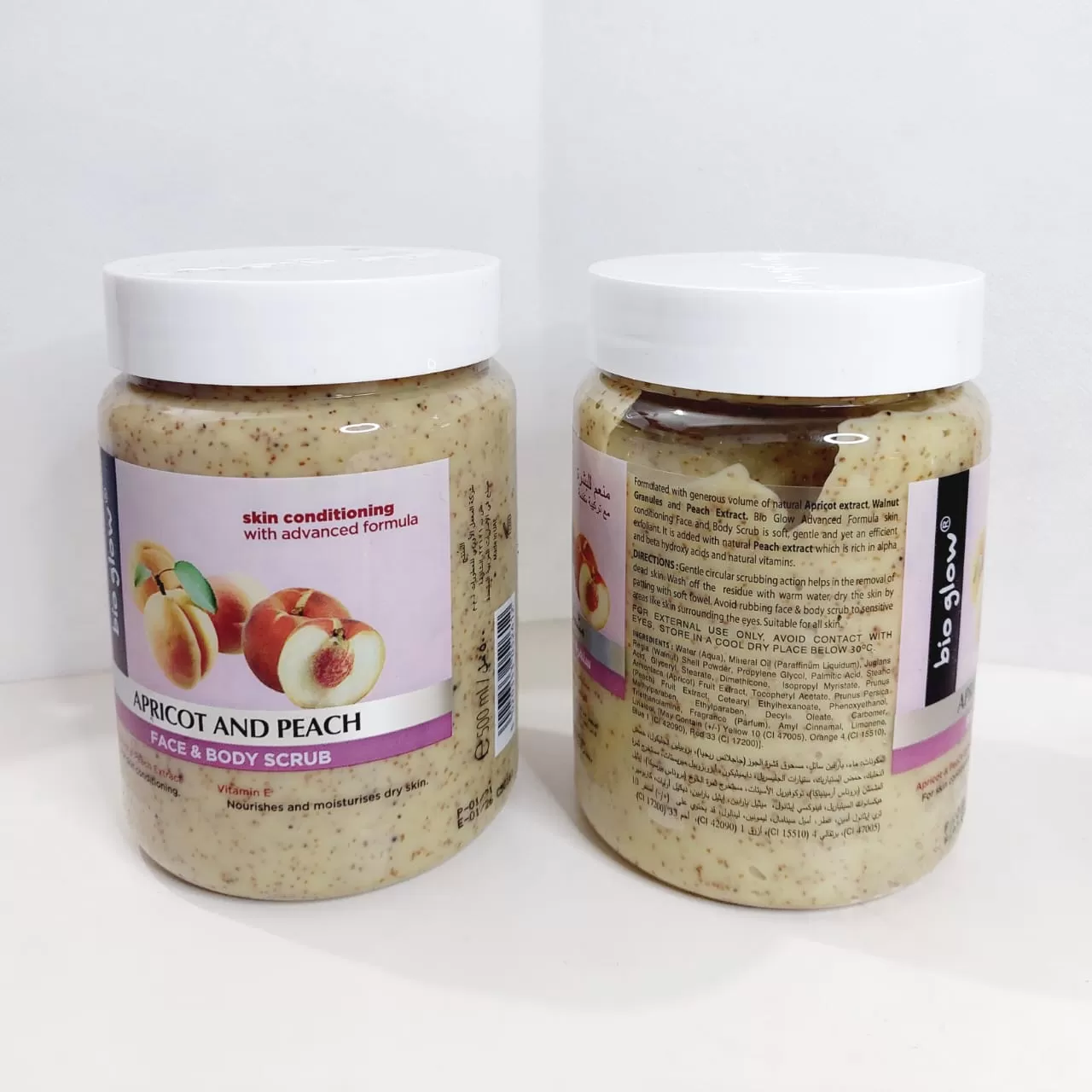 ​Bio Glow Apricot & Peach Face & Body Scrub 500ml - image 8