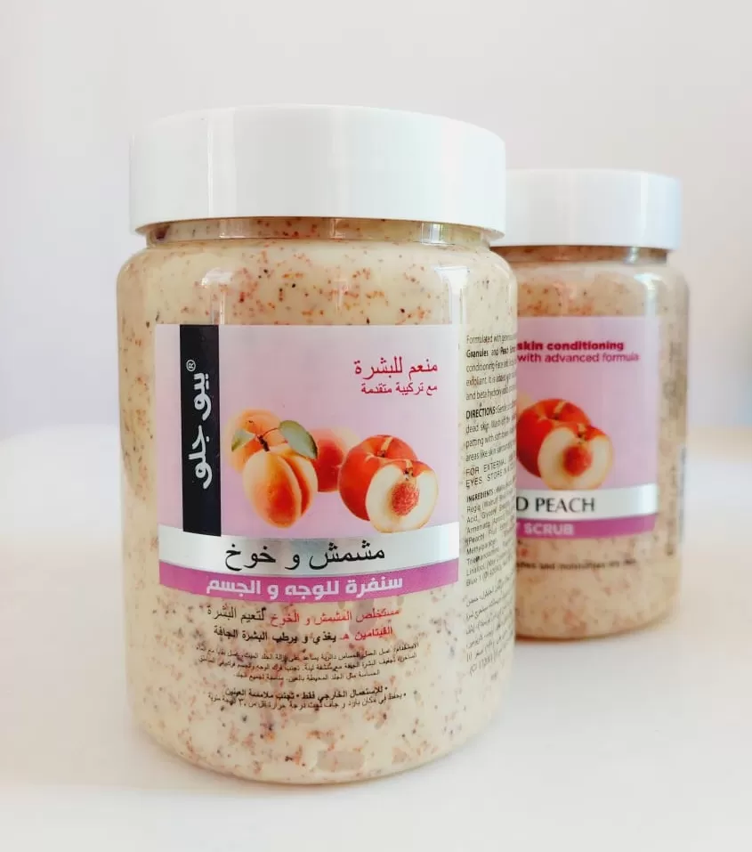 ​Bio Glow Apricot & Peach Face & Body Scrub 500ml - image 2
