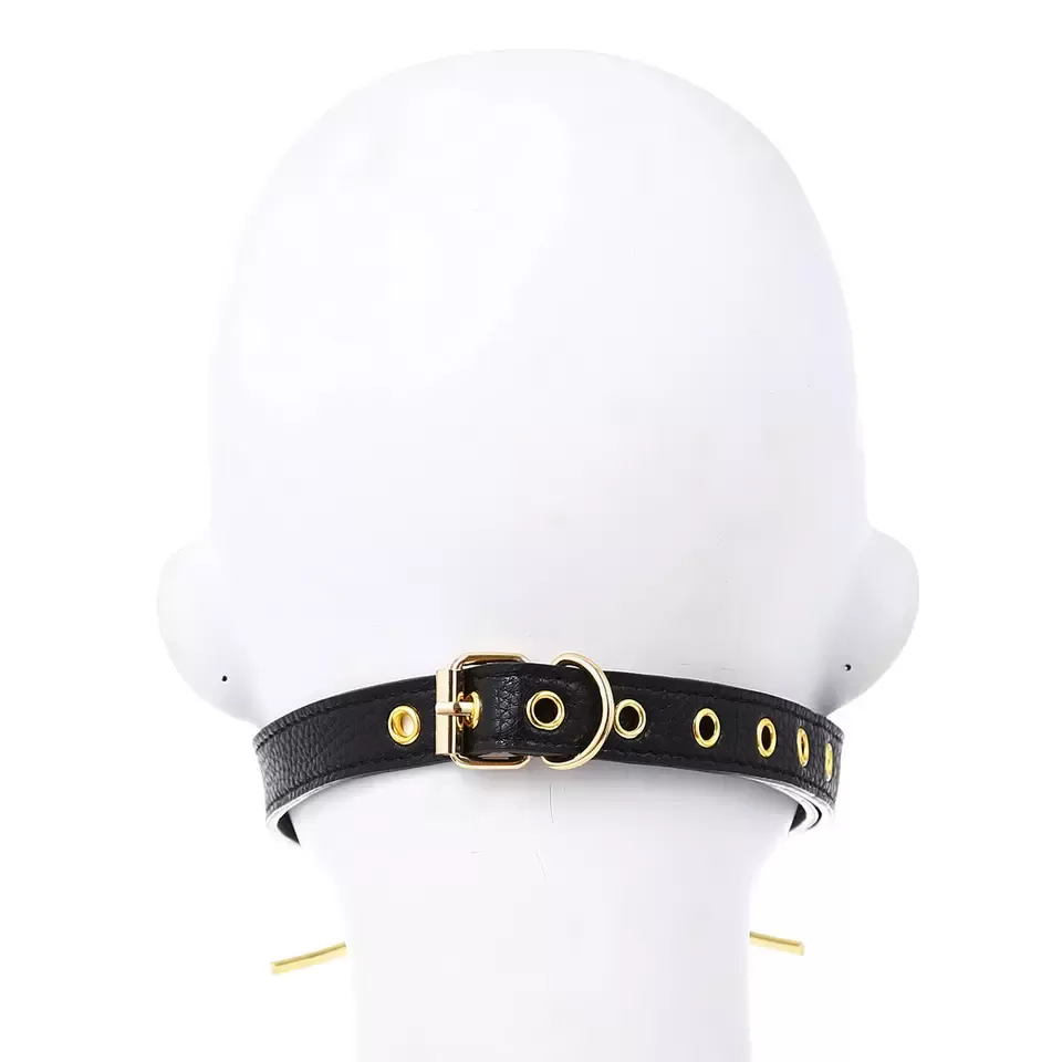 Bondage Golden O-Ring Metal Mouth Ring bdsm sex toy - image 3