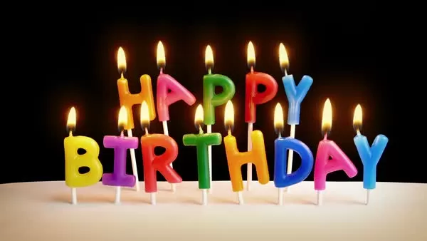 Happy Birthday Candles - Multi color cake decorations - image 2