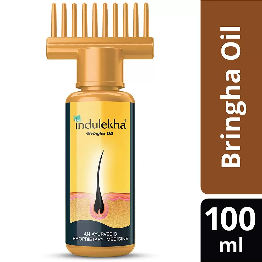 Indulekha Bringha Reduces Hair Fall Ayurvedic Oil 100ml - image 1