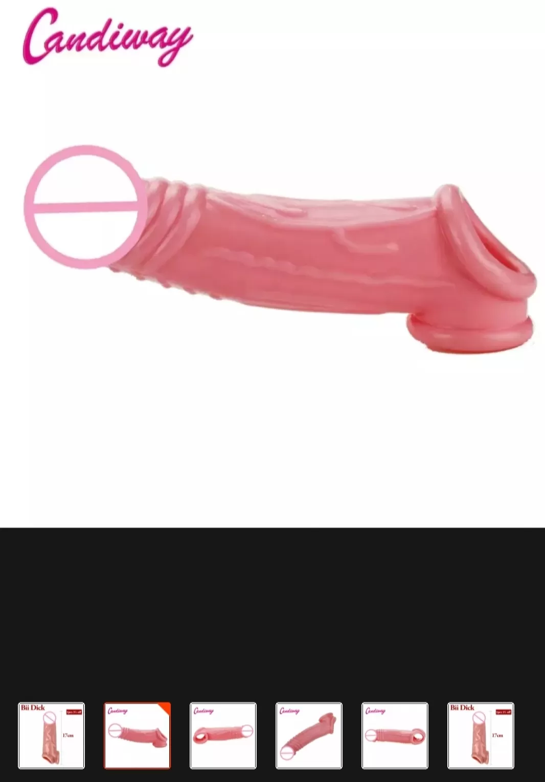 Men penis enlargement sleeve condom - image 4