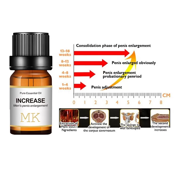 MK Male penis enlargement massage increase oil 10ML - image 3