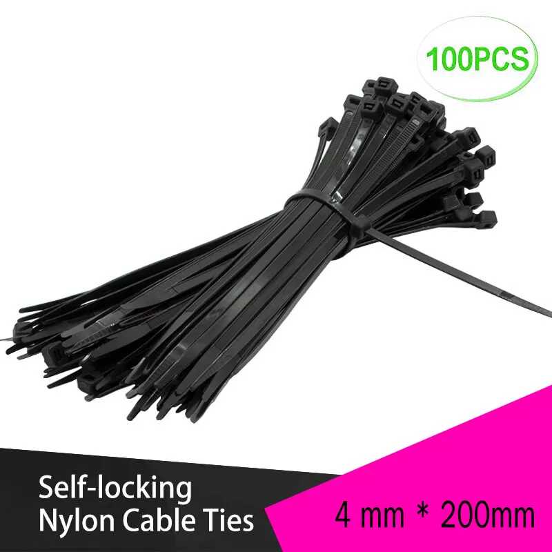 Self locking wire tie 4*200mm (100 pcs)