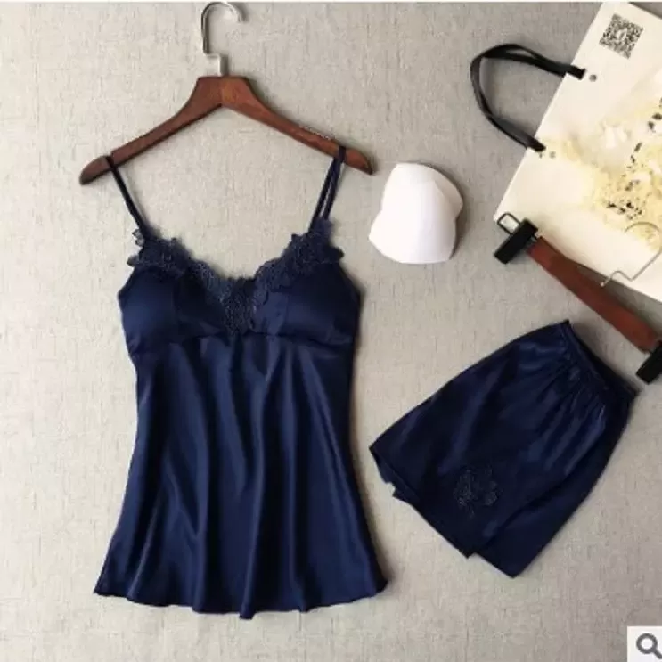 Sleepwear sexy Nightgown Suit 2 pcs - image 3