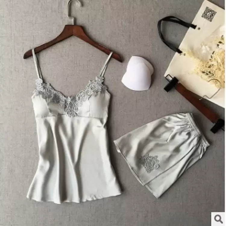 Sleepwear sexy Nightgown Suit 2 pcs - image 4