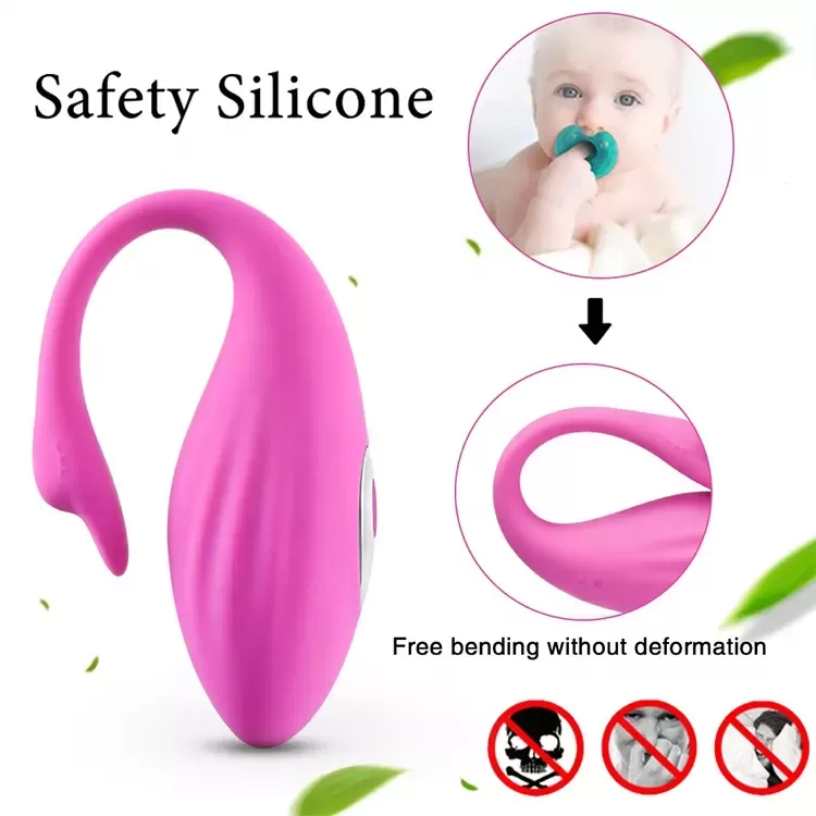 Swan Jump Egg Vibrator rechargeable sex toy - image 4