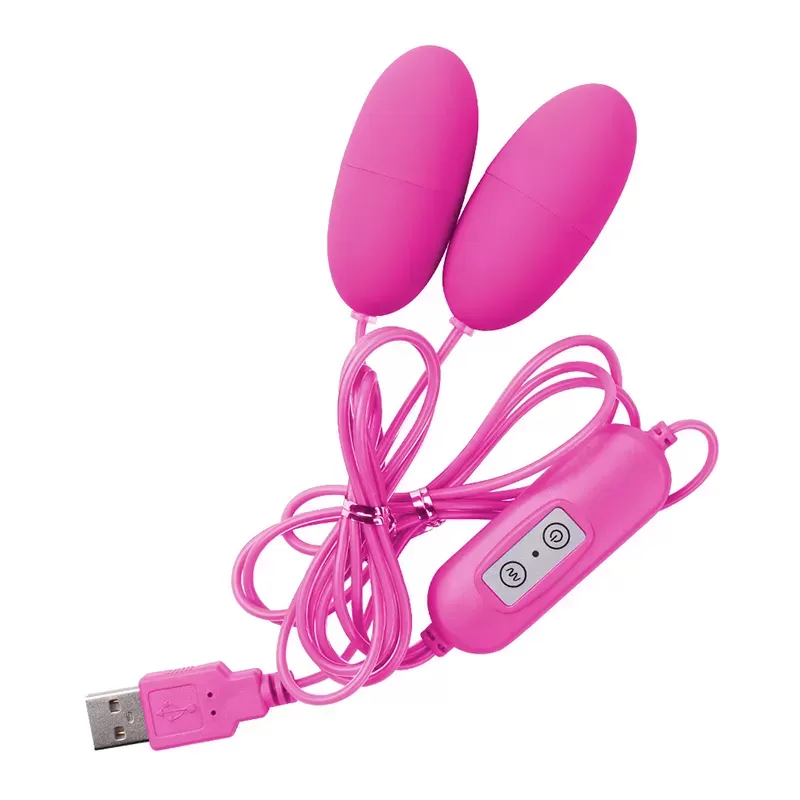 USB Multispeed G Spot Double Eggs Vibrator sex toy - image 2