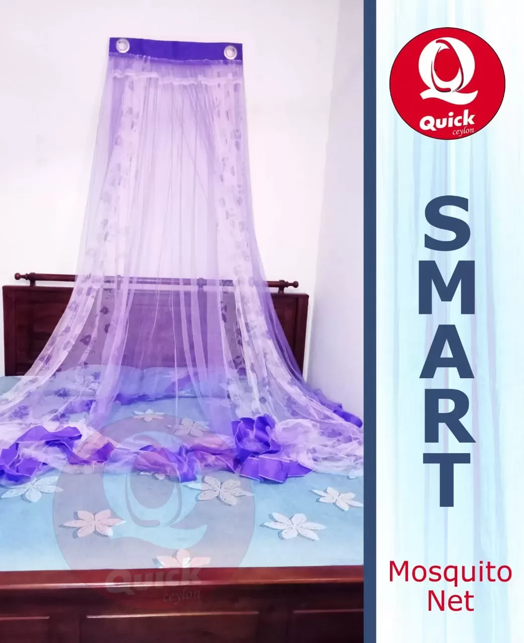Wall Mosquito Net 6 x 8 With Elastic