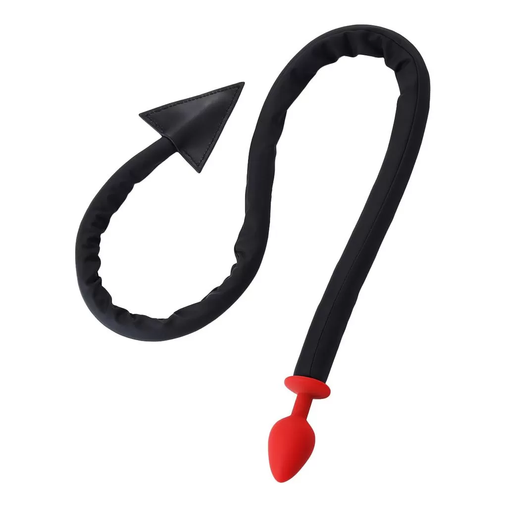 Devil Tail Cosplay Silicone Anal Plug Whip XTOYS - image 1