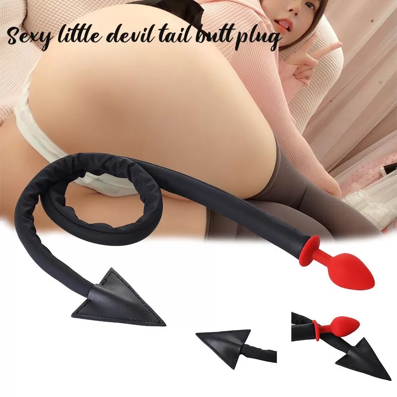 Devil Tail Cosplay Silicone Anal Plug Whip XTOYS - image 2