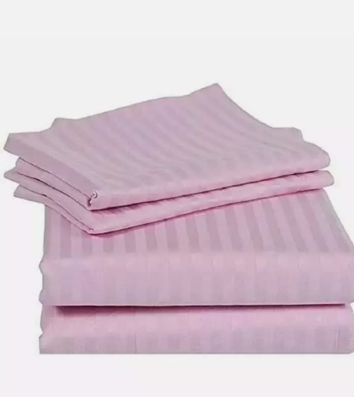 Egyptian Cotton King Size Bedsheet With 2 Pillow Covers - image 3