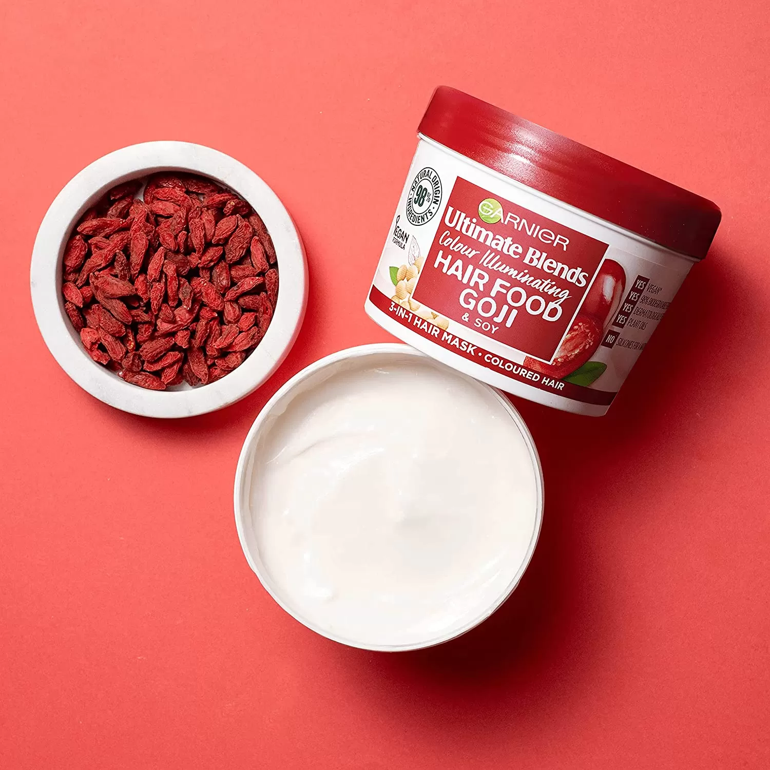 GARNIER Hair Food Goji 3-in-1 Coloured Hair Treatment - image 1