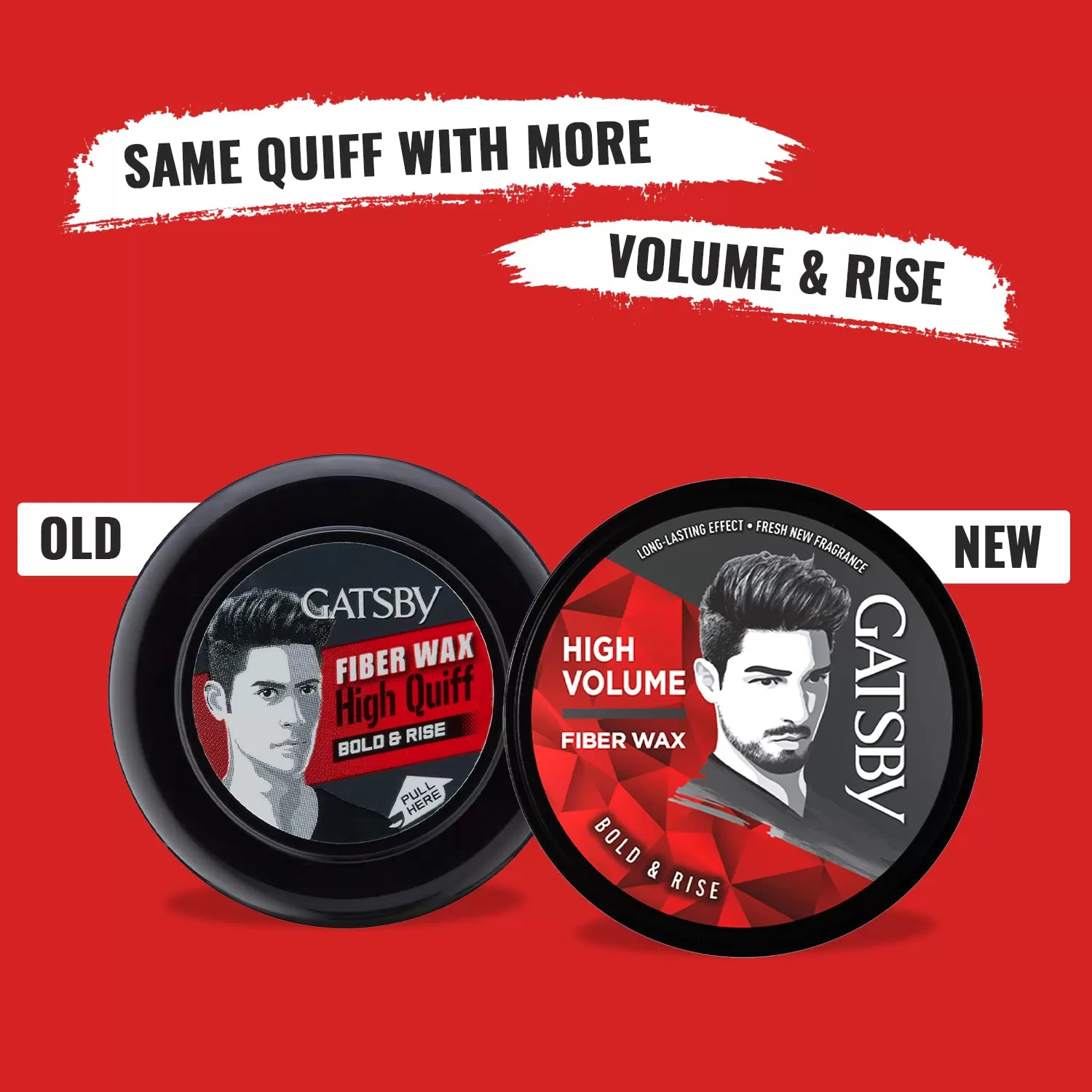 Gatsby Hair Styling Fibre Wax Bold and Rise 75g - image 6