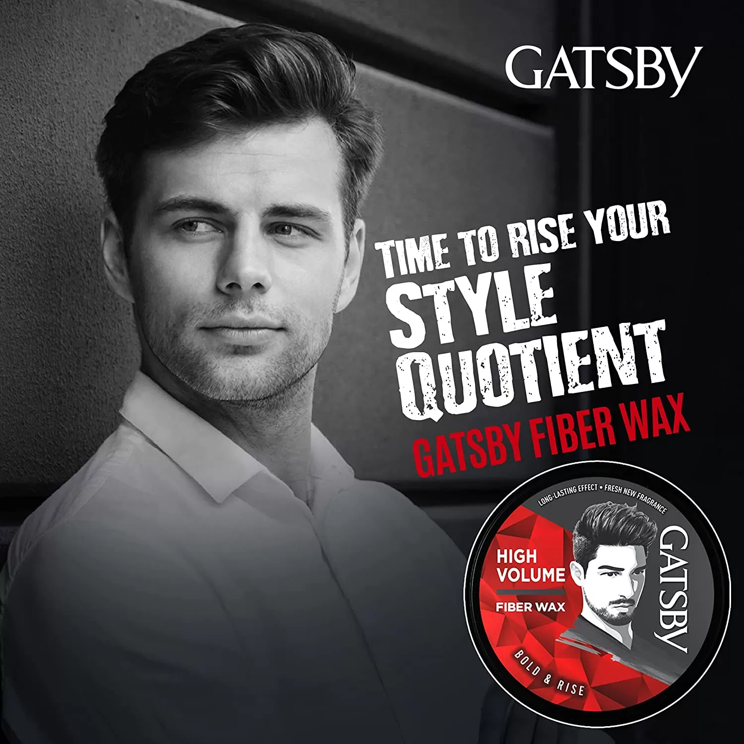 Gatsby Hair Styling Fibre Wax Bold and Rise 75g - image 7