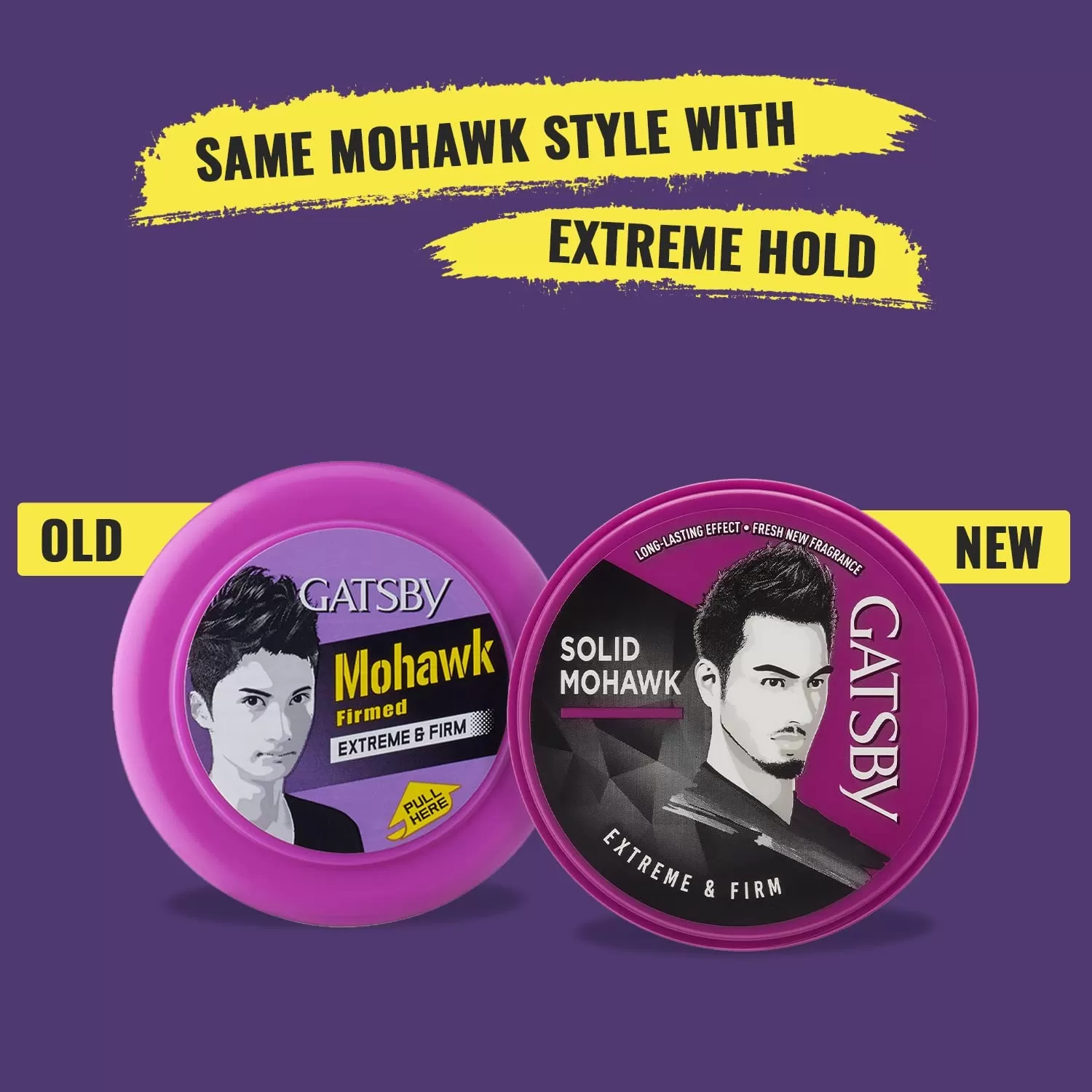 Gatsby Hair Styling Wax 75g Solid Mohawk Extreme & Firm - image 7