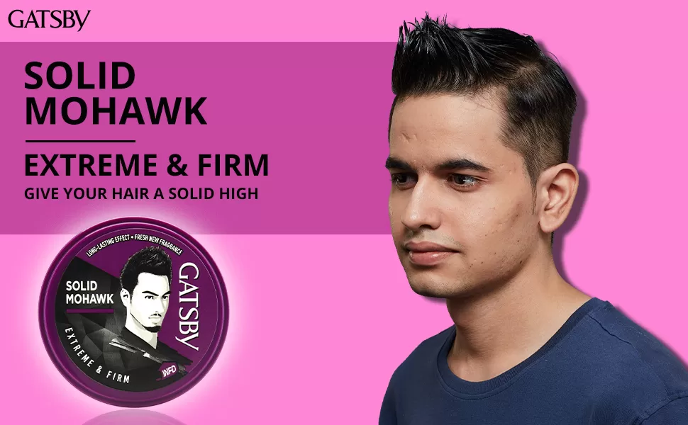 Gatsby Hair Styling Wax 75g Solid Mohawk Extreme & Firm - image 2