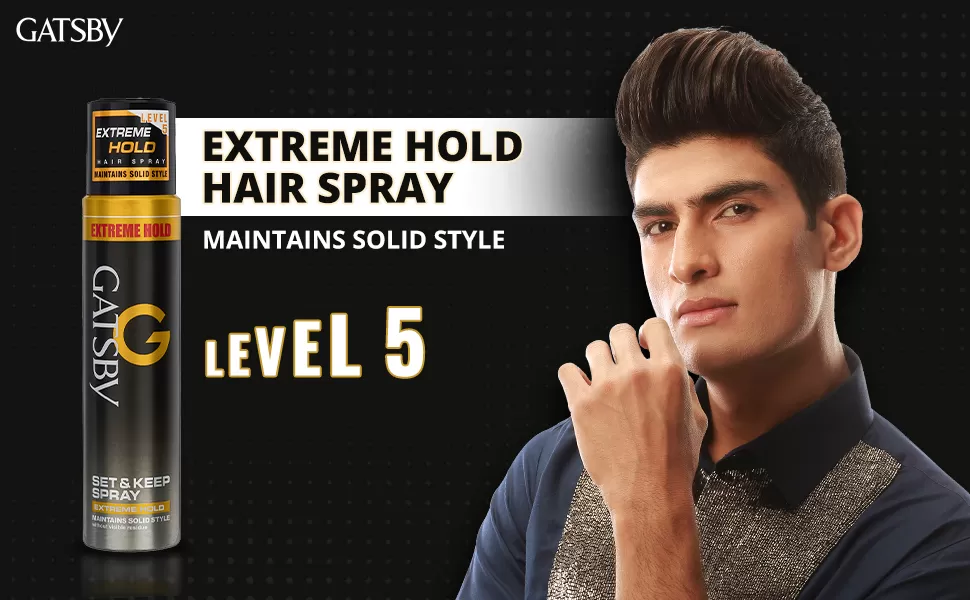 Gatsby Set & Keep Hair Spray 250ml Extreme Hold - image 7