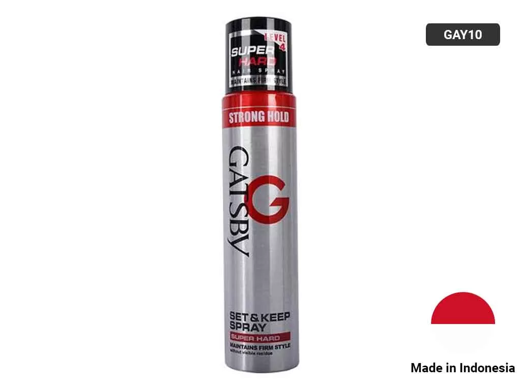 Gatsby Set & Keep Hair Spray 250ml Strong Hold - image 7