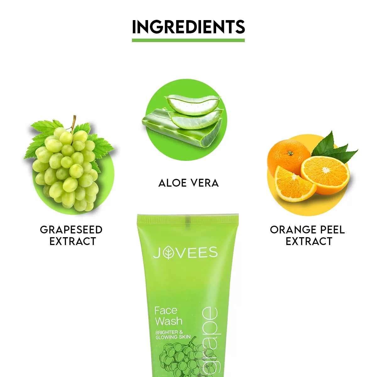 Jovees Grape Face Wash 120ml Imported from India - image 2