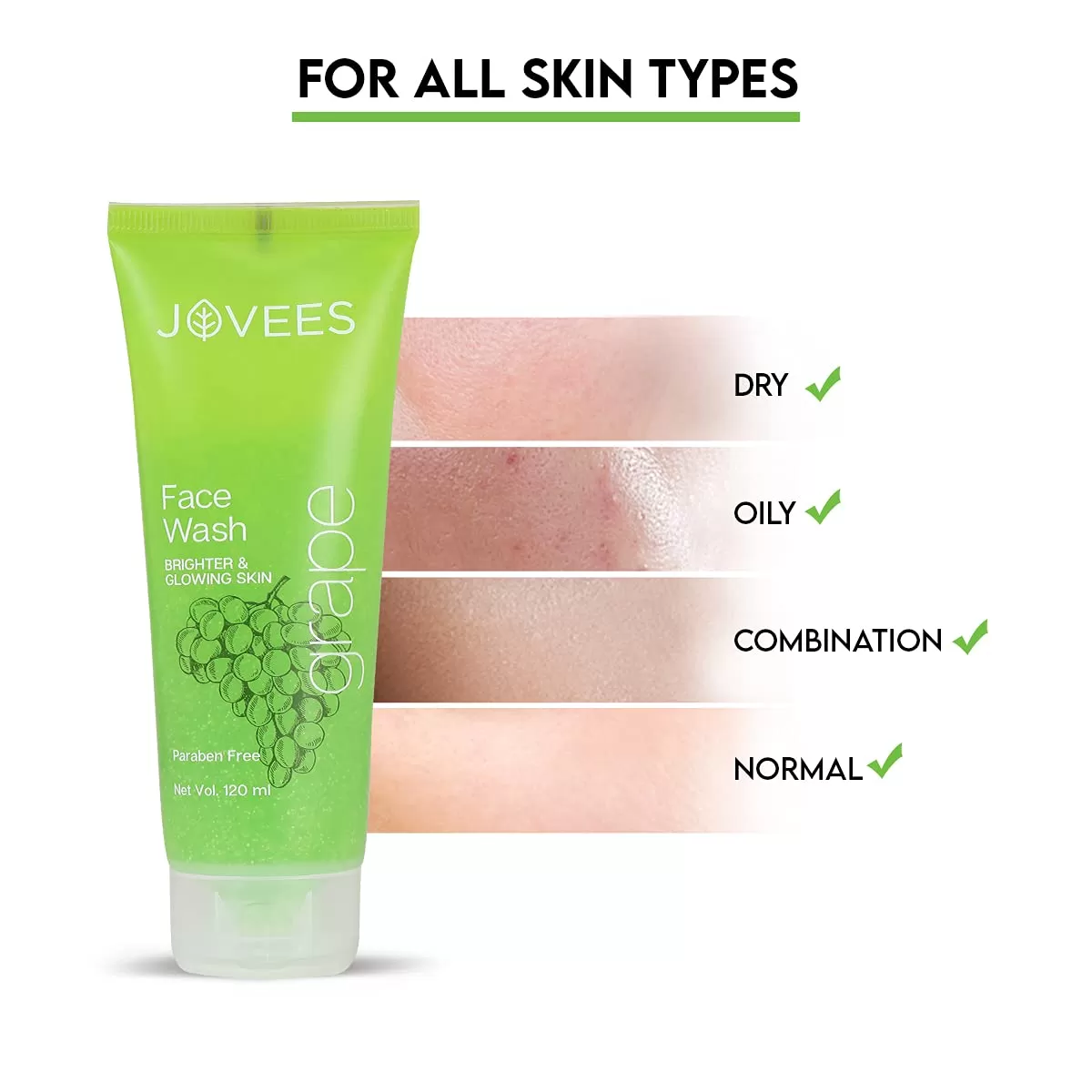 Jovees Grape Face Wash 120ml Imported from India - image 6