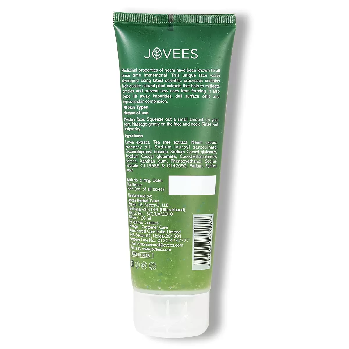 Jovees Neem Face Wash 120ml Acne & Pimple Care - image 4